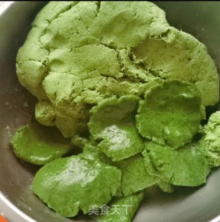 豆沙青团的做法步骤：7