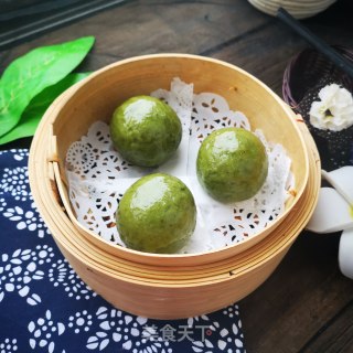 豆沙青团的做法步骤：14