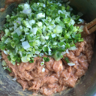 大葱虾肉包的做法步骤：9