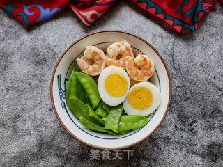 荷兰豆虾仁茄汁荞麦面的做法步骤：10