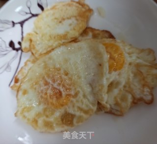 青菜烩荷包蛋的做法步骤：3