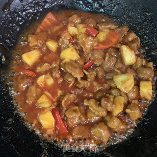 菠萝咕噜肉的做法步骤：12