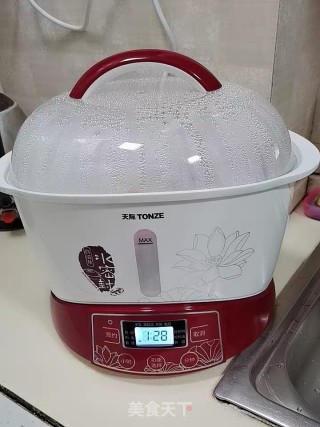 鱼胶炖牛奶的做法步骤：7