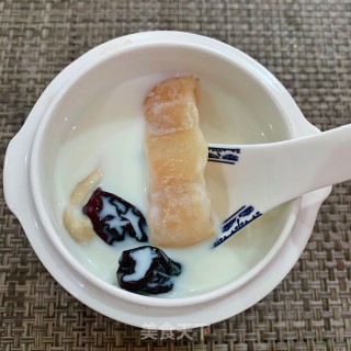 鱼胶炖牛奶的做法步骤：10