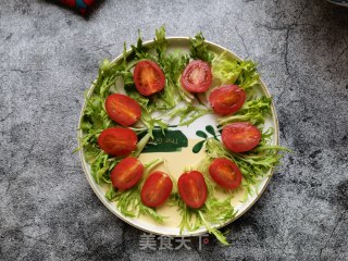 荷兰豆圣女果蓝莓鸡蛋沙拉的做法步骤：5
