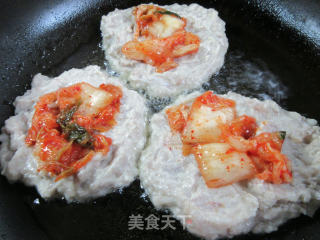 泡菜鲅鱼饼的做法步骤：10