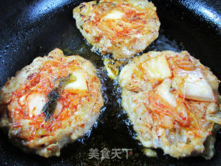 泡菜鲅鱼饼的做法步骤：11