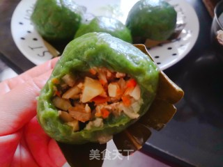 艾草青团的做法步骤：19