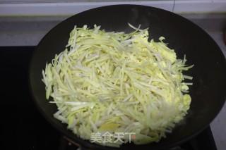 鸡蛋韭菜炒春笋的做法步骤：9