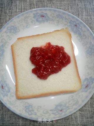草莓吐司的做法步骤：3