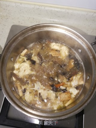 醋椒豆腐的做法步骤：8