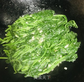 蒜末炒苋菜的做法步骤：6