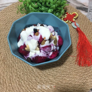火龙果坚果酸奶碗的做法步骤：8