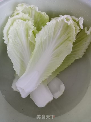 素炒白菜豆腐的做法步骤：1