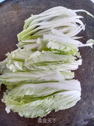 素炒白菜豆腐的做法步骤：2