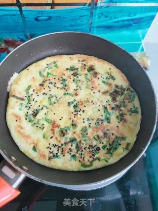 香葱鸡蛋饼的做法步骤：6