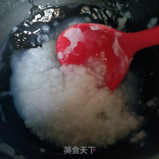 枸杞头粳米粥的做法步骤：3