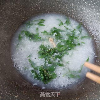 枸杞头粳米粥的做法步骤：10