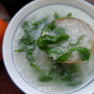 枸杞头粳米粥的做法步骤：11