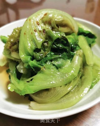 白灼玻璃生菜的做法步骤：7