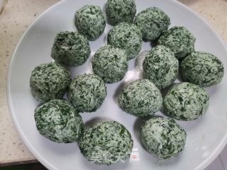 蒿子粑粑的做法步骤：6