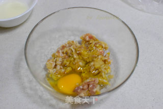酸白菜肉末饼的做法步骤：1