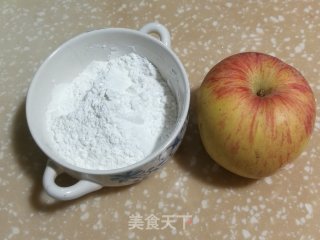 苹果糯米饼的做法步骤：1