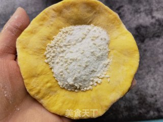 南瓜发面糖饼的做法步骤：7