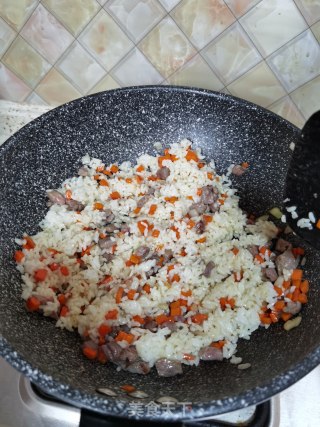 牛肉粒炒饭的做法步骤：12