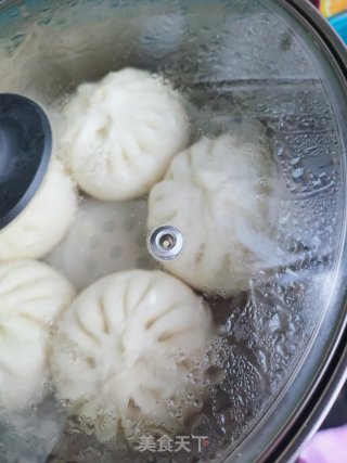 韭菜香干蒸包的做法步骤：13