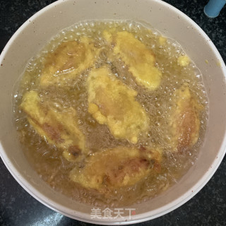咸蛋黄焗鸡翅的做法步骤：7