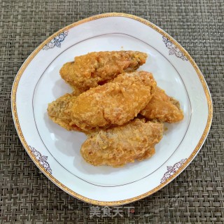 咸蛋黄焗鸡翅的做法步骤：10