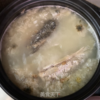 菊花鲫鱼汤的做法步骤：7