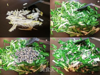 螺狮这样做不用“嘬”～韭菜炒螺狮肉的做法步骤：5