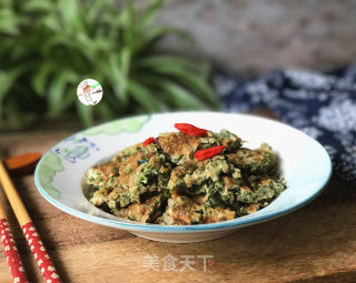 香椿炒鸡蛋的做法步骤：13