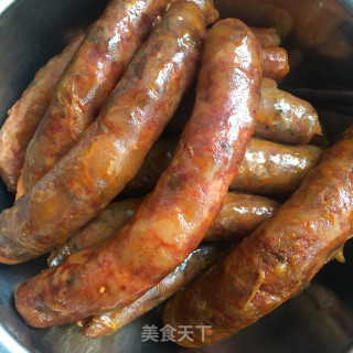 切片腊肠的做法步骤：4