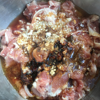 青椒小炒羊肉的做法步骤：4