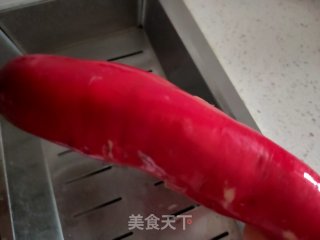 凉拌萝卜的做法步骤：1