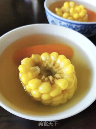 玉米胡萝卜素汤的做法步骤：12