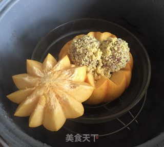 肉丸南瓜盅的做法步骤：10