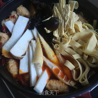 麻辣春笋时蔬锅的做法步骤：12