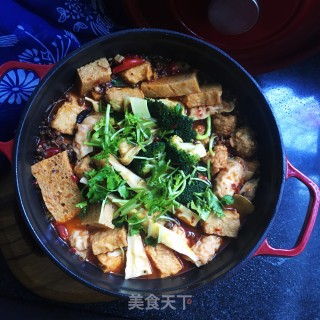 麻辣春笋时蔬锅的做法步骤：14