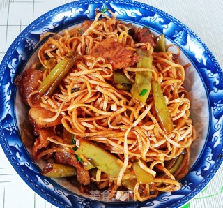 五花肉豆角焖面的做法步骤：20