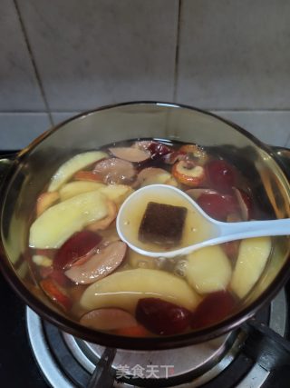 苹果山楂黑糖姜茶的做法步骤：4