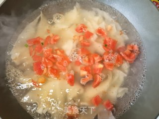 荆芥酸汤面叶的做法步骤：9