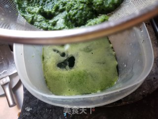 冬菇马蹄腊肠馅青团的做法步骤：15