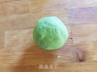 冬菇马蹄腊肠馅青团的做法步骤：21