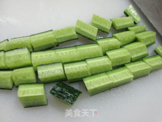 虾仁炒青瓜的做法步骤：5