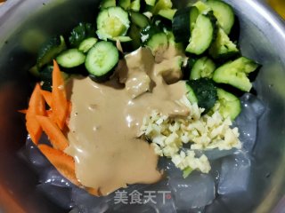 芝麻酱拌凉皮的做法步骤：11