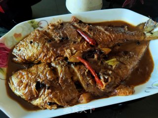 红烧黄花鱼的做法步骤：16